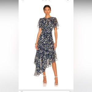 ASTR the Label flutter sleeve maxi dress